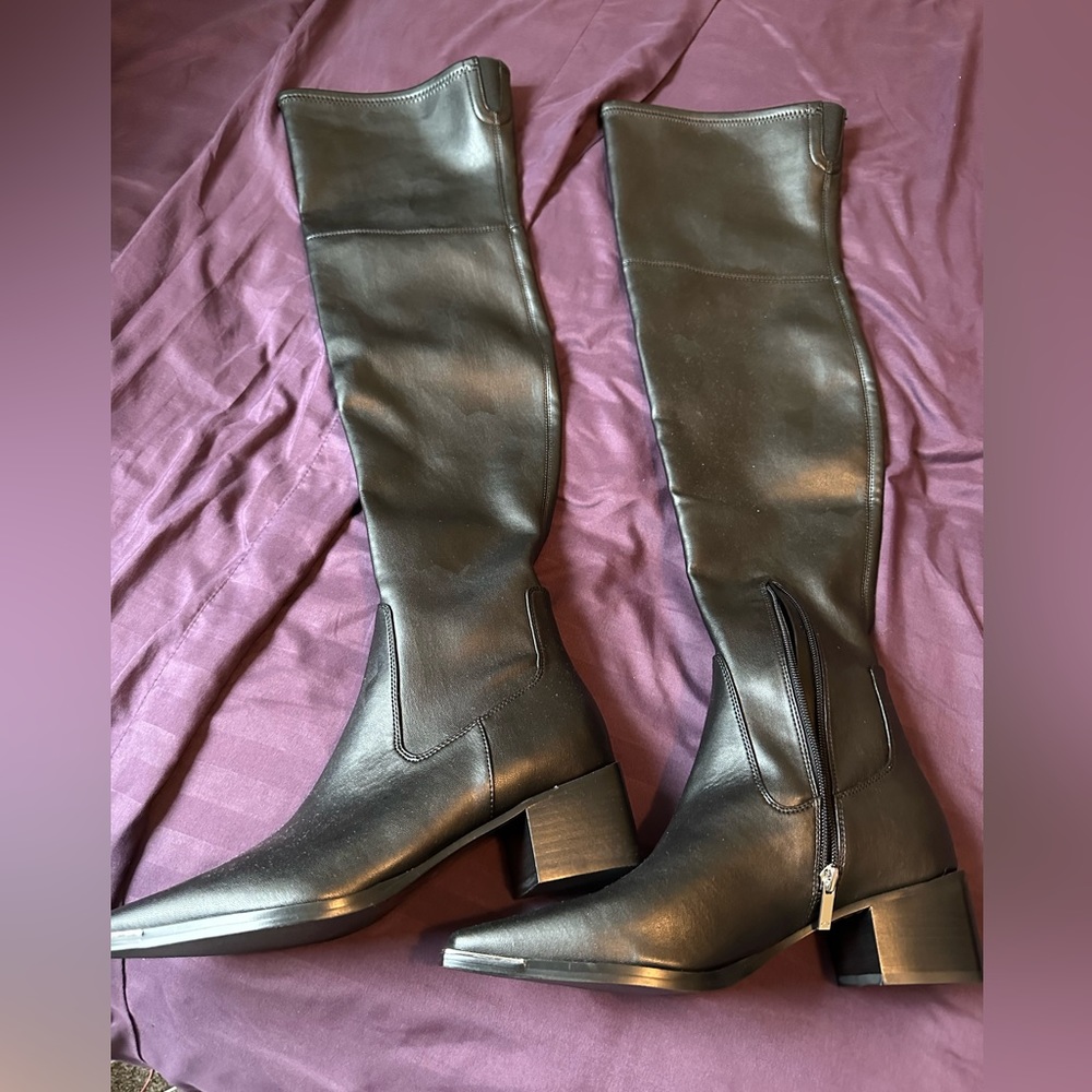 Marc Fisher LTD Naomi Faux Leather Tall Boots